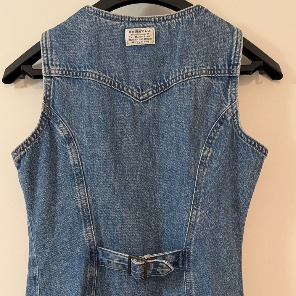 Vianna Denim Button Front Dress - Picture 7 of 9